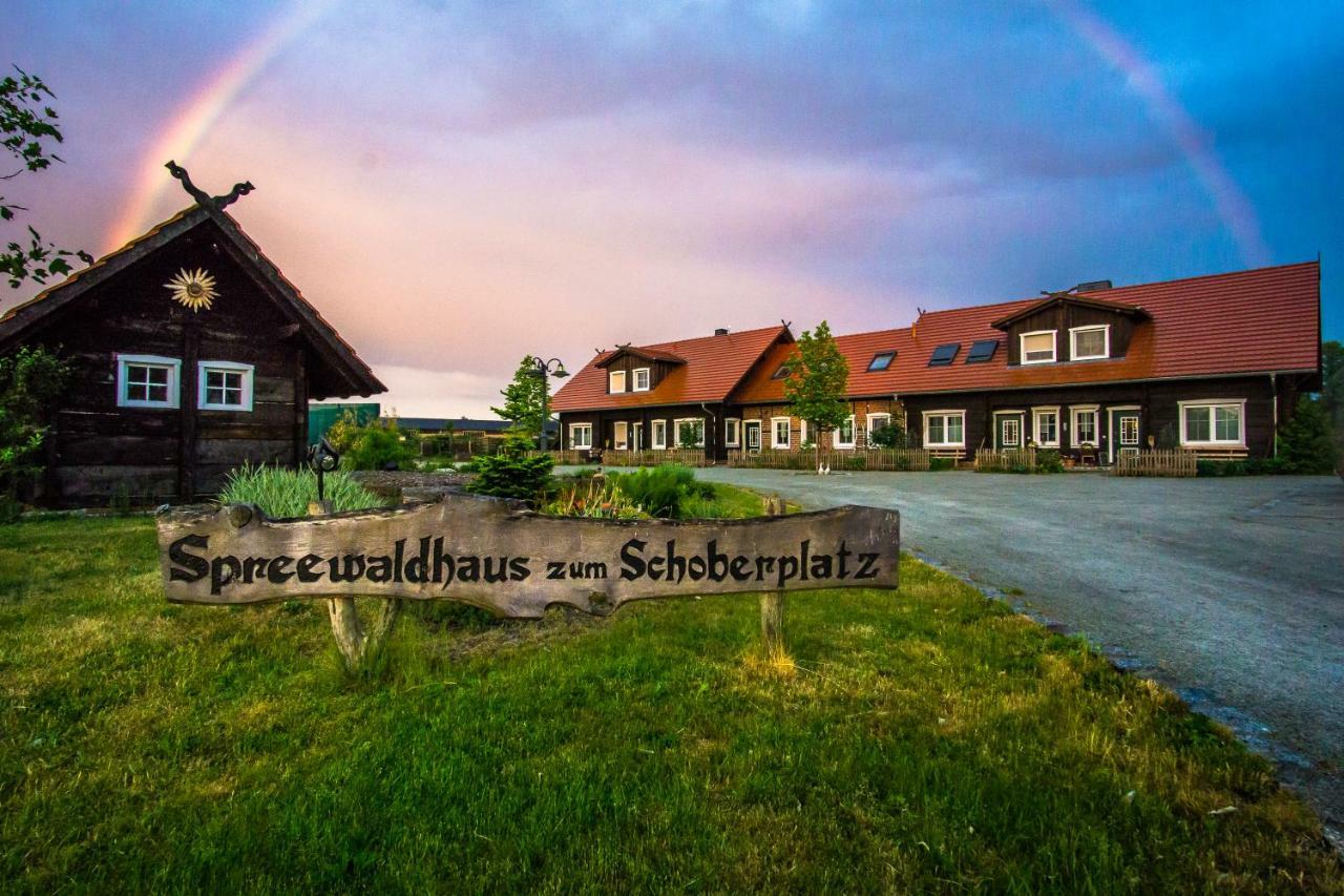 LübbenSpreewaldhaus Zum Schoberplatzアパートメント エクステリア 写真